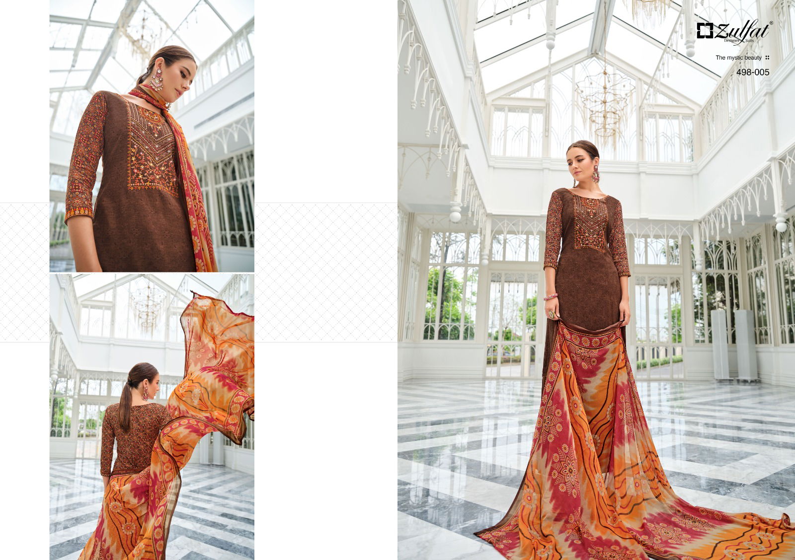 Jashn By Zulfat 001-010 Designer Dress Material Catalog